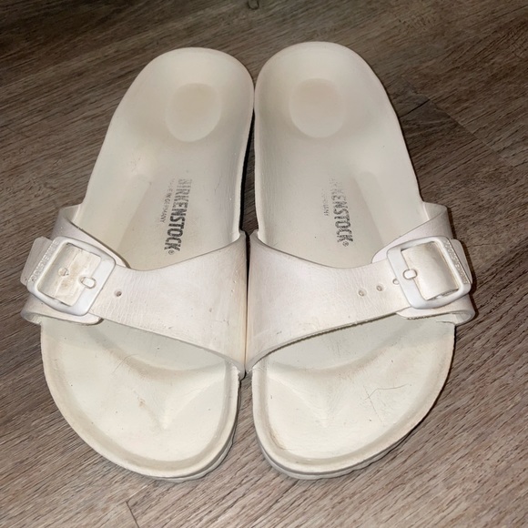 Birkenstock Shoes - White Birkenstock sandals 250 single strap